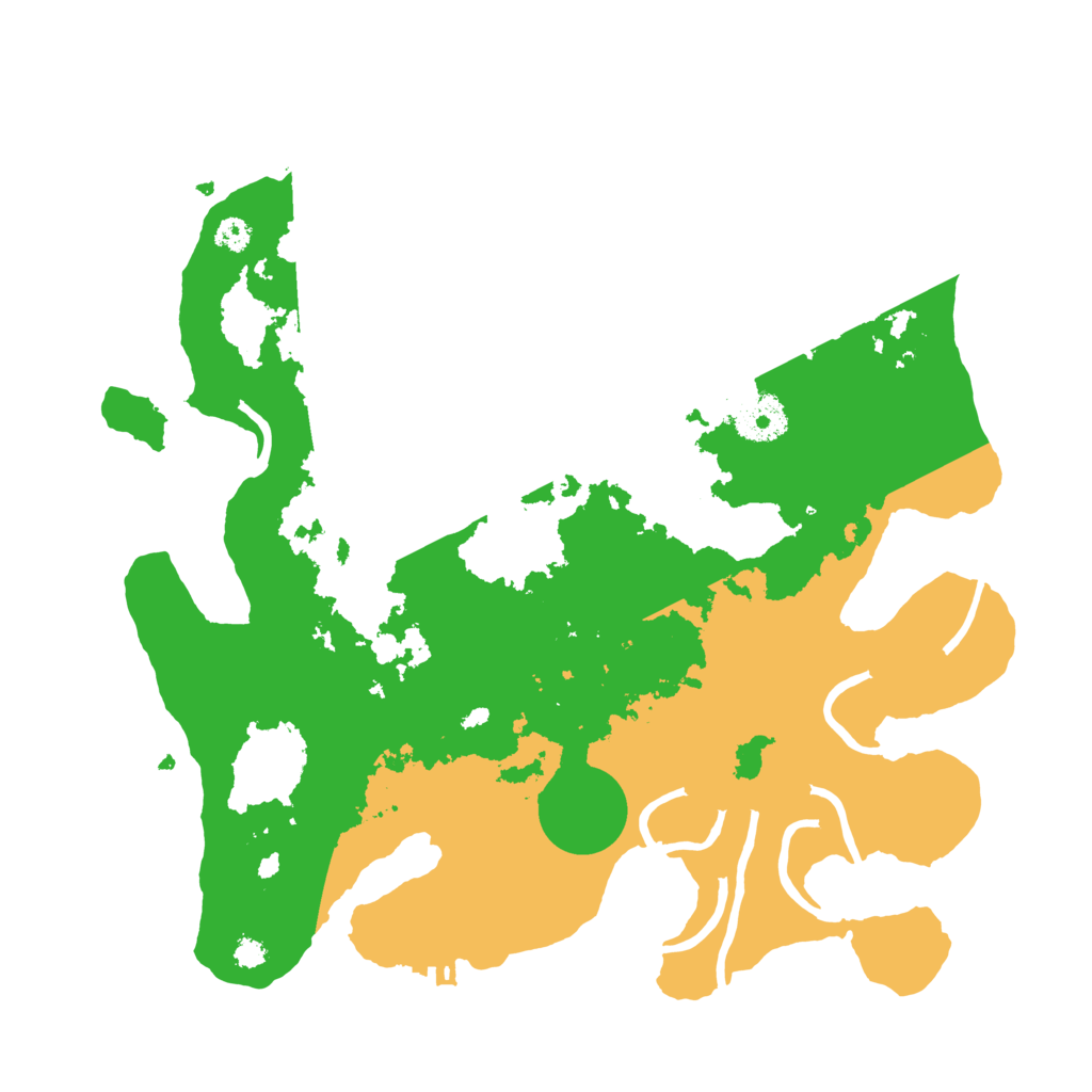 Biome Rust Map: Procedural Map, Size: 3250, Seed: 3352