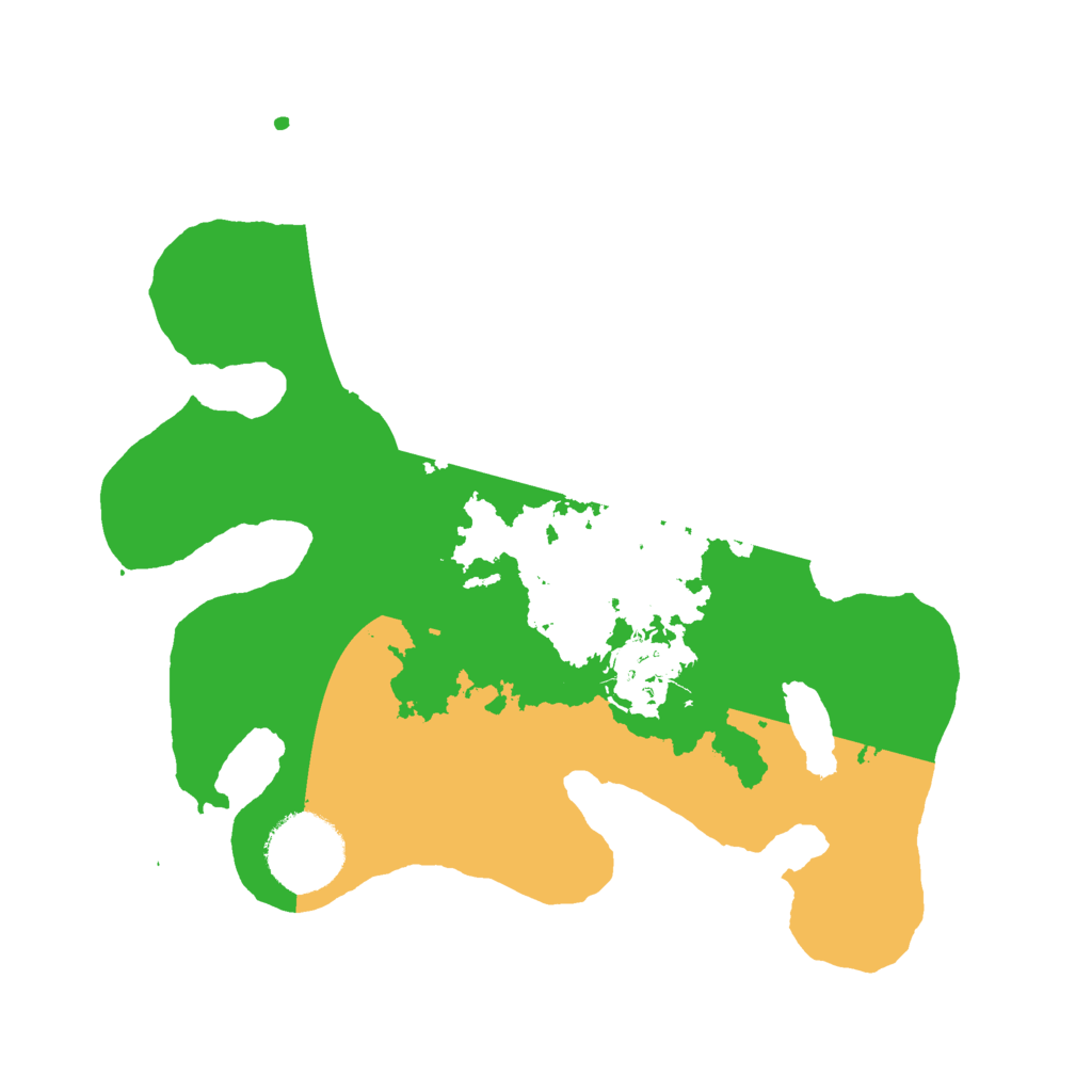 Biome Rust Map: Barren, Size: 2500, Seed: 252487149