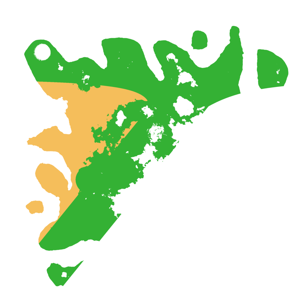 Biome Rust Map: Barren, Size: 3300, Seed: 446680845