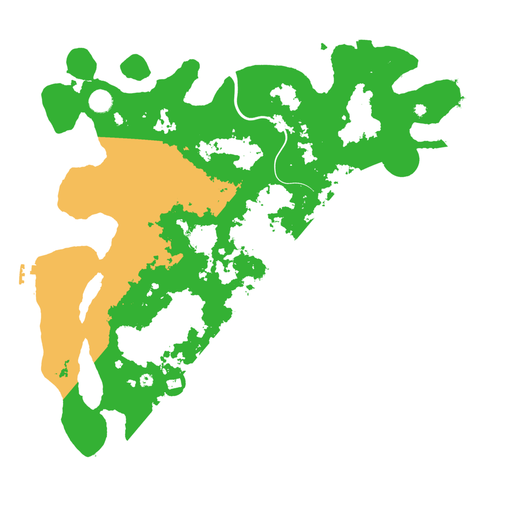 Biome Rust Map: Procedural Map, Size: 3800, Seed: 590508