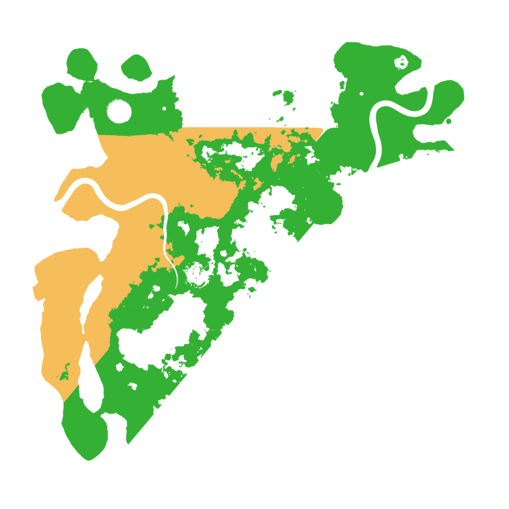 Biome Rust Map: Procedural Map, Size: 3800, Seed: 590508