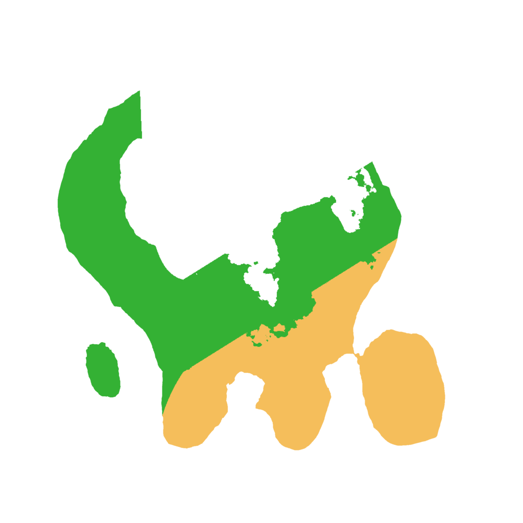 Biome Rust Map: Barren, Size: 2000, Seed: 500000