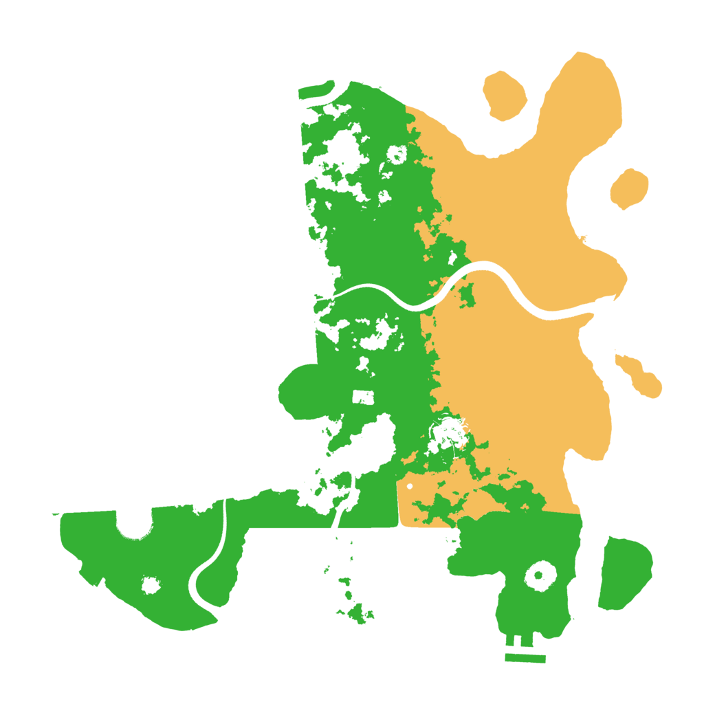 Biome Rust Map: Procedural Map, Size: 3500, Seed: 956921506