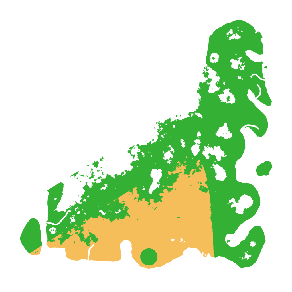 Biome Rust Map: Procedural Map, Size: 4499, Seed: 740645957