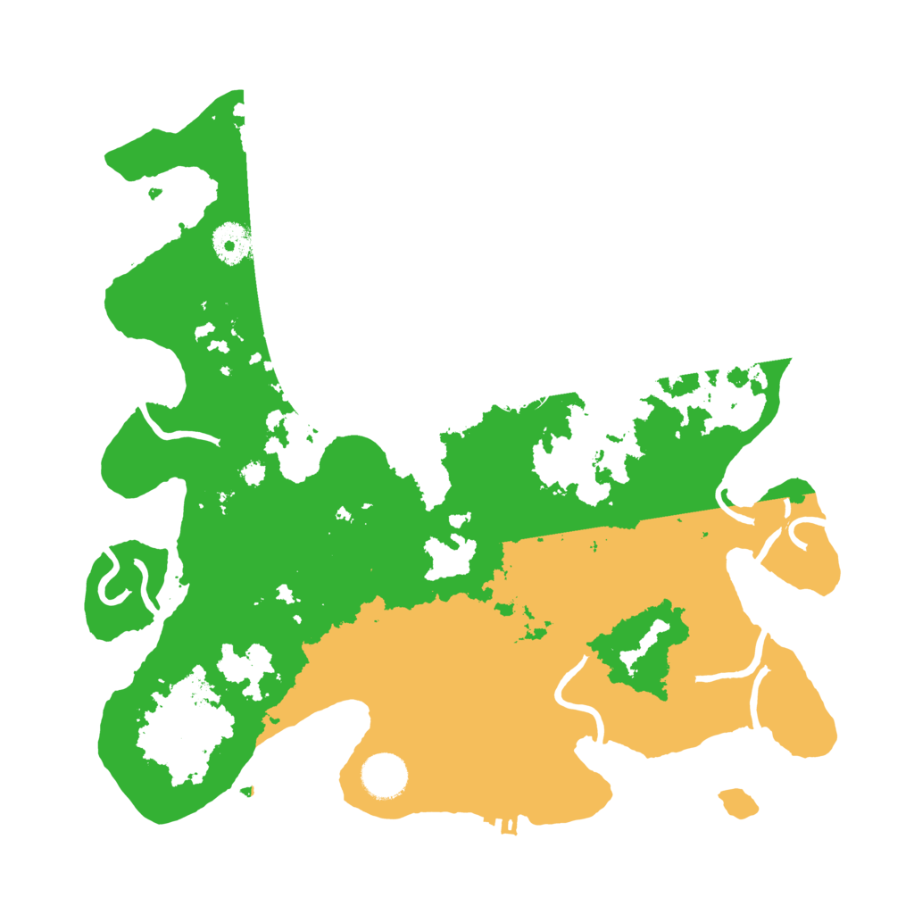Biome Rust Map: Procedural Map, Size: 3500, Seed: 1225210003