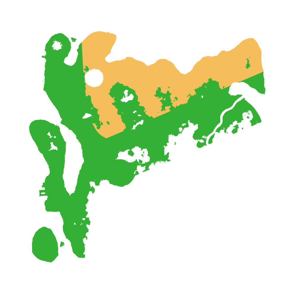 Biome Rust Map: Procedural Map, Size: 3000, Seed: 29660