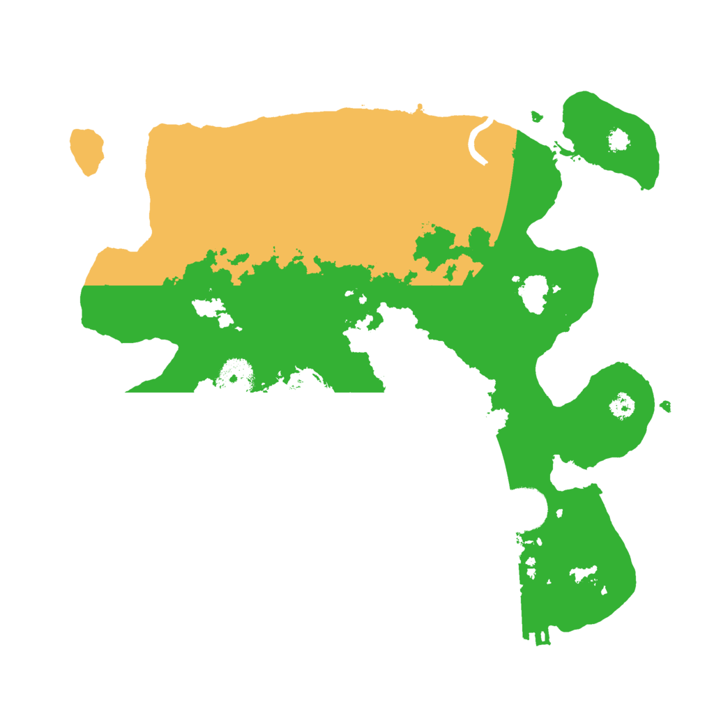 Biome Rust Map: Procedural Map, Size: 3000, Seed: 14023