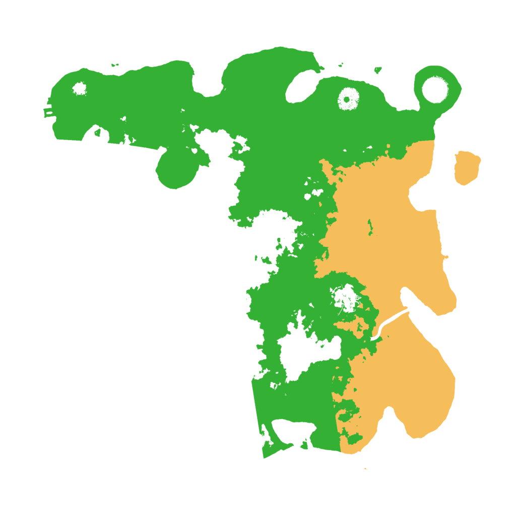 Biome Rust Map: Procedural Map, Size: 3500, Seed: 1811288291