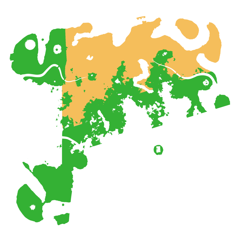 Biome Rust Map: Procedural Map, Size: 4250, Seed: 791514