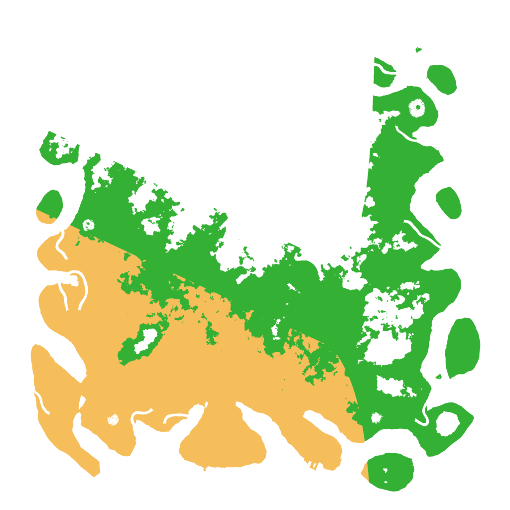 Biome Rust Map: Procedural Map, Size: 4500, Seed: 17585018