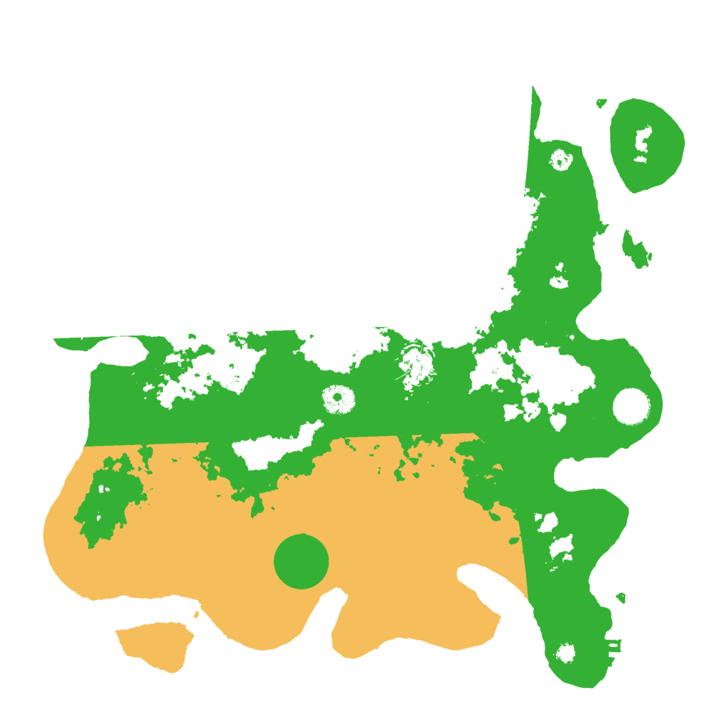 Biome Rust Map: Procedural Map, Size: 3500, Seed: 63606871