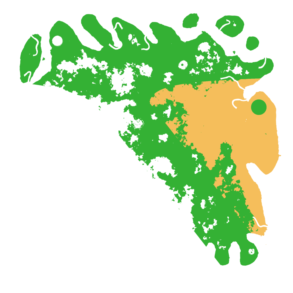 Biome Rust Map: Procedural Map, Size: 5000, Seed: 4536234