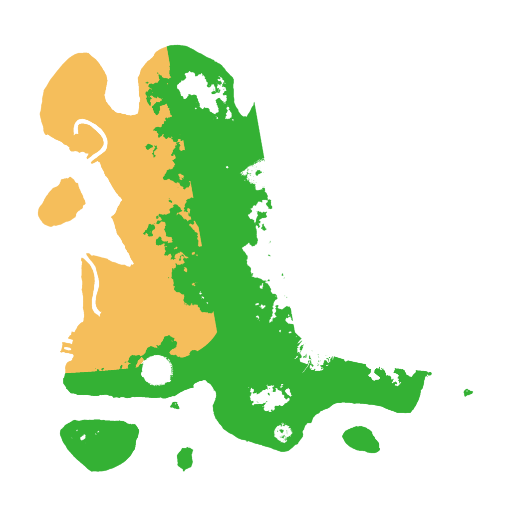 Biome Rust Map: Procedural Map, Size: 3000, Seed: 31884