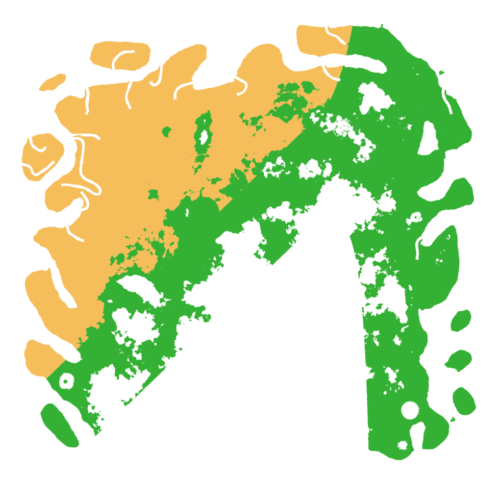 Biome Rust Map: Procedural Map, Size: 5000, Seed: 83187815