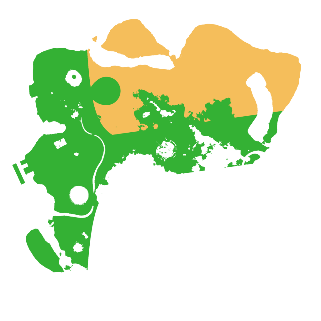 Biome Rust Map: Procedural Map, Size: 3000, Seed: 25082
