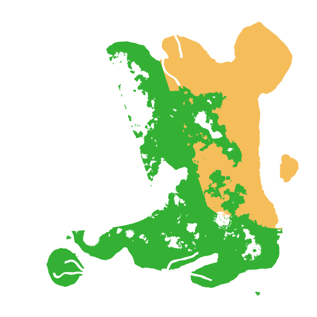 Biome Rust Map: Procedural Map, Size: 3500, Seed: 1003223211