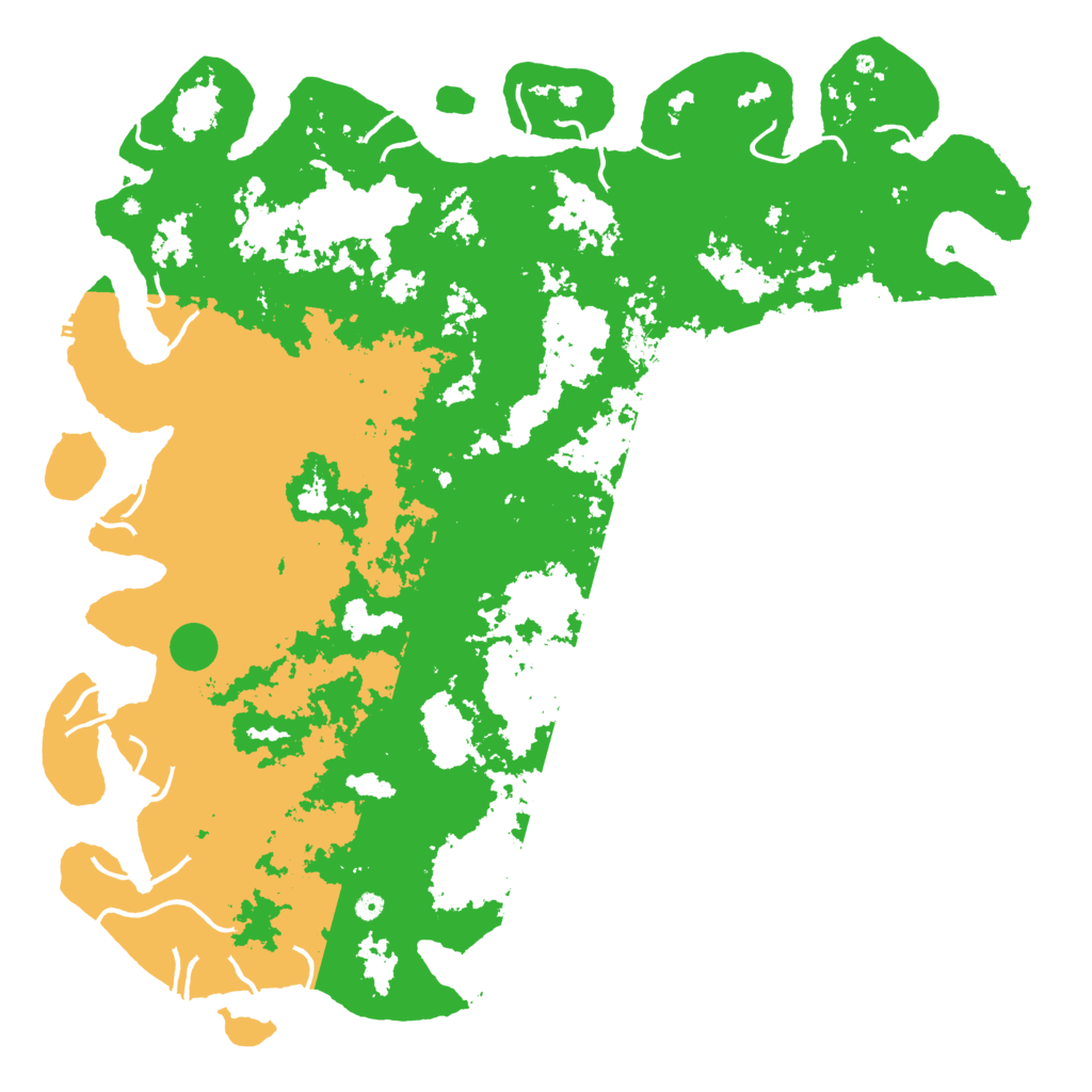 Biome Rust Map: Procedural Map, Size: 6000, Seed: 125443474
