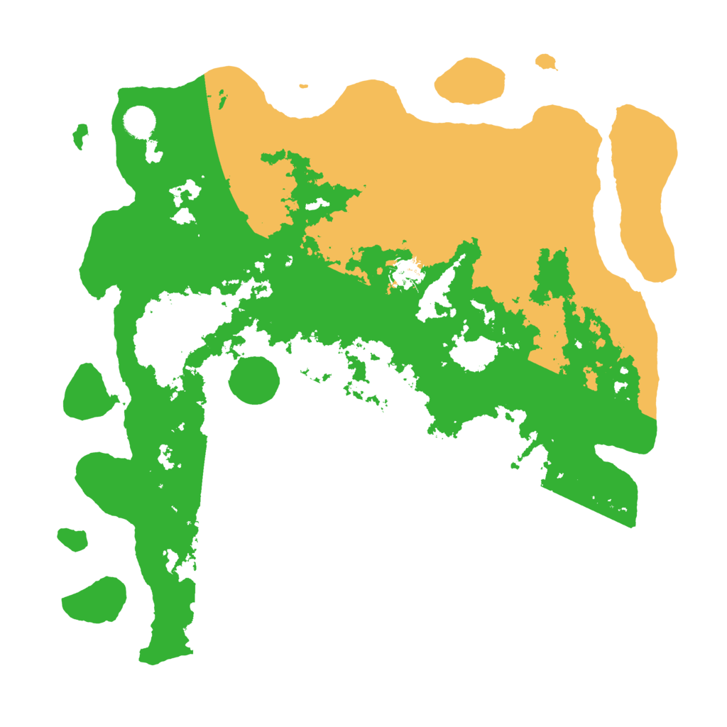 Biome Rust Map: Barren, Size: 4000, Seed: 93724