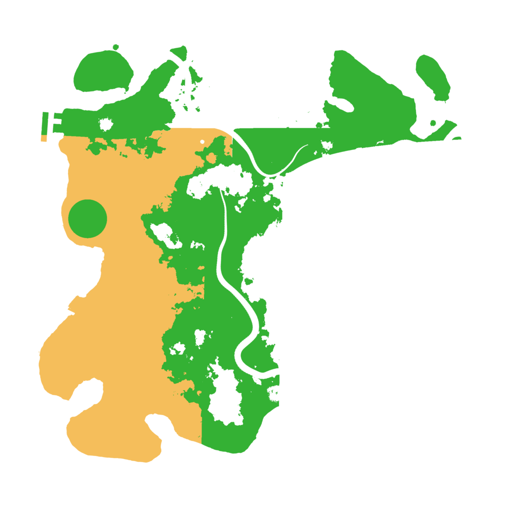 Biome Rust Map: Procedural Map, Size: 3500, Seed: 1175991016