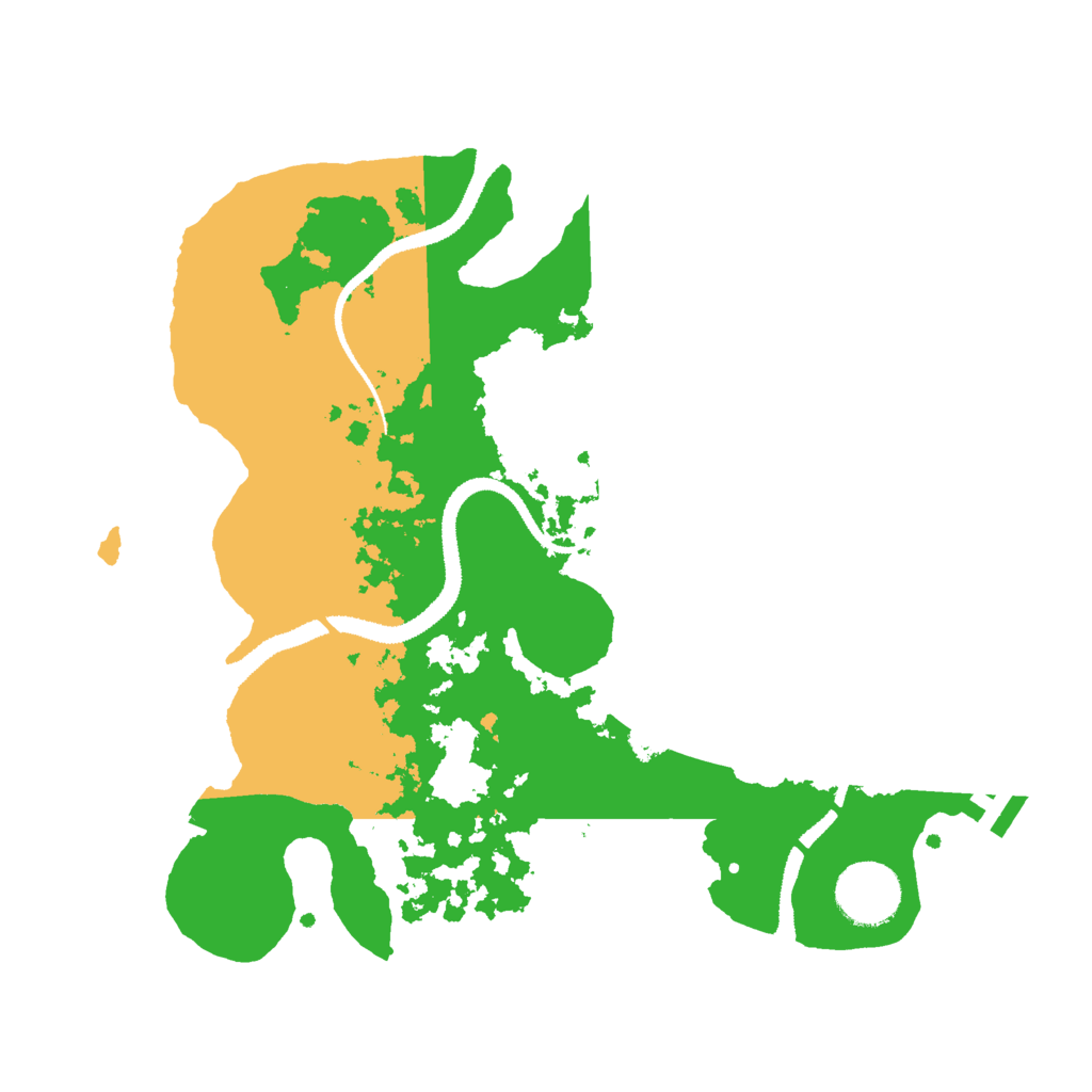 Biome Rust Map: Procedural Map, Size: 3000, Seed: 23936