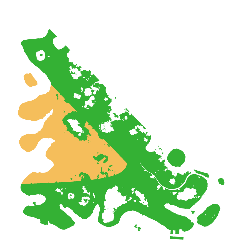 Biome Rust Map: Procedural Map, Size: 3800, Seed: 300418803