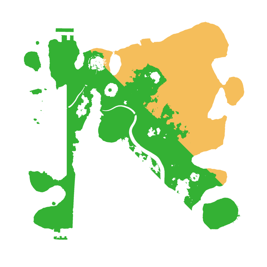 Biome Rust Map: Procedural Map, Size: 3000, Seed: 13423