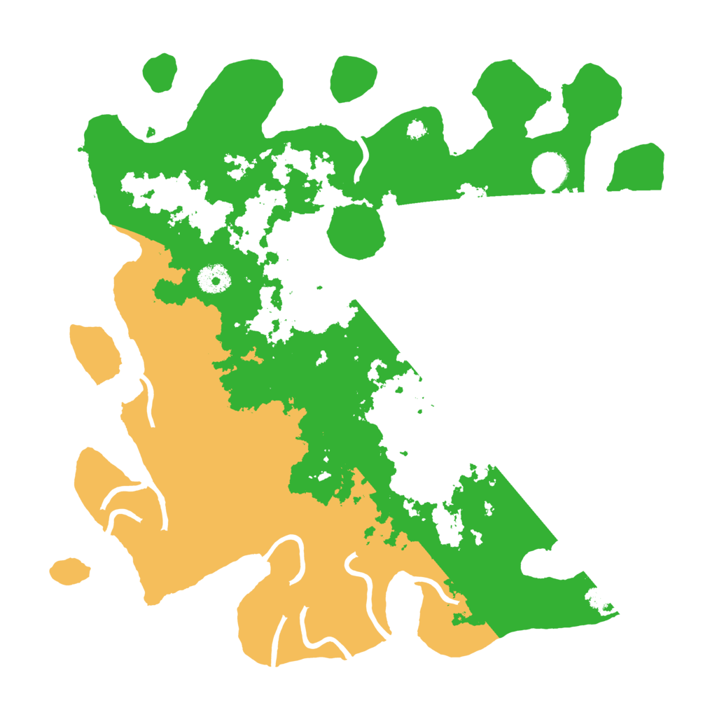 Biome Rust Map: Procedural Map, Size: 3500, Seed: 75754575