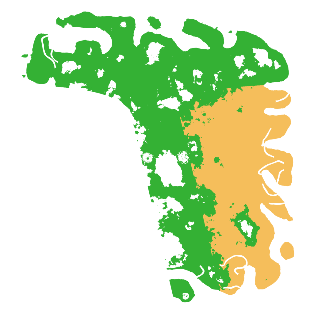 Biome Rust Map: Procedural Map, Size: 4800, Seed: 208917082