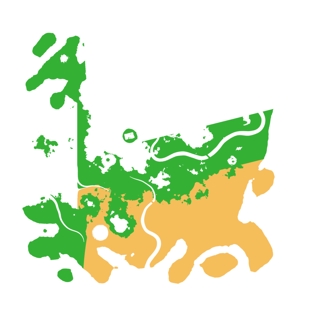 Biome Rust Map: Procedural Map, Size: 3500, Seed: 164036558