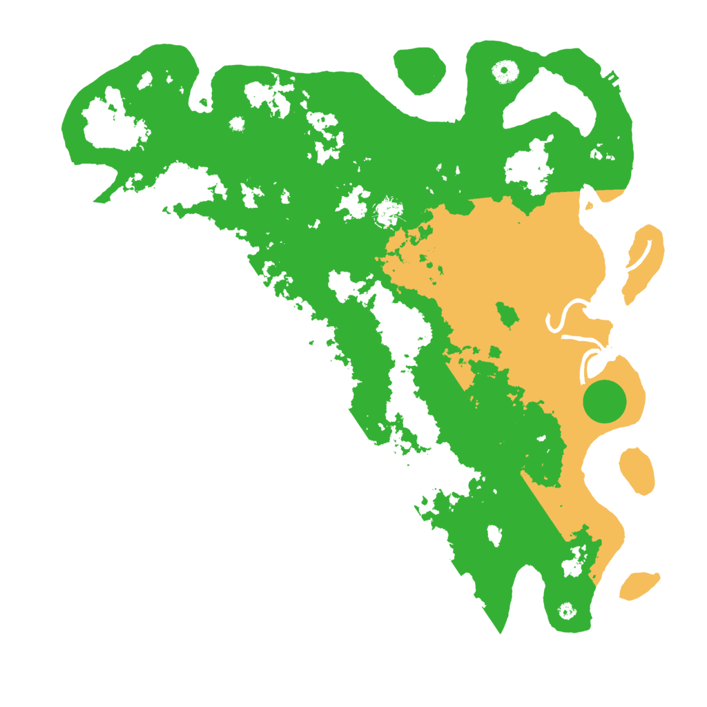Biome Rust Map: Procedural Map, Size: 4300, Seed: 694053