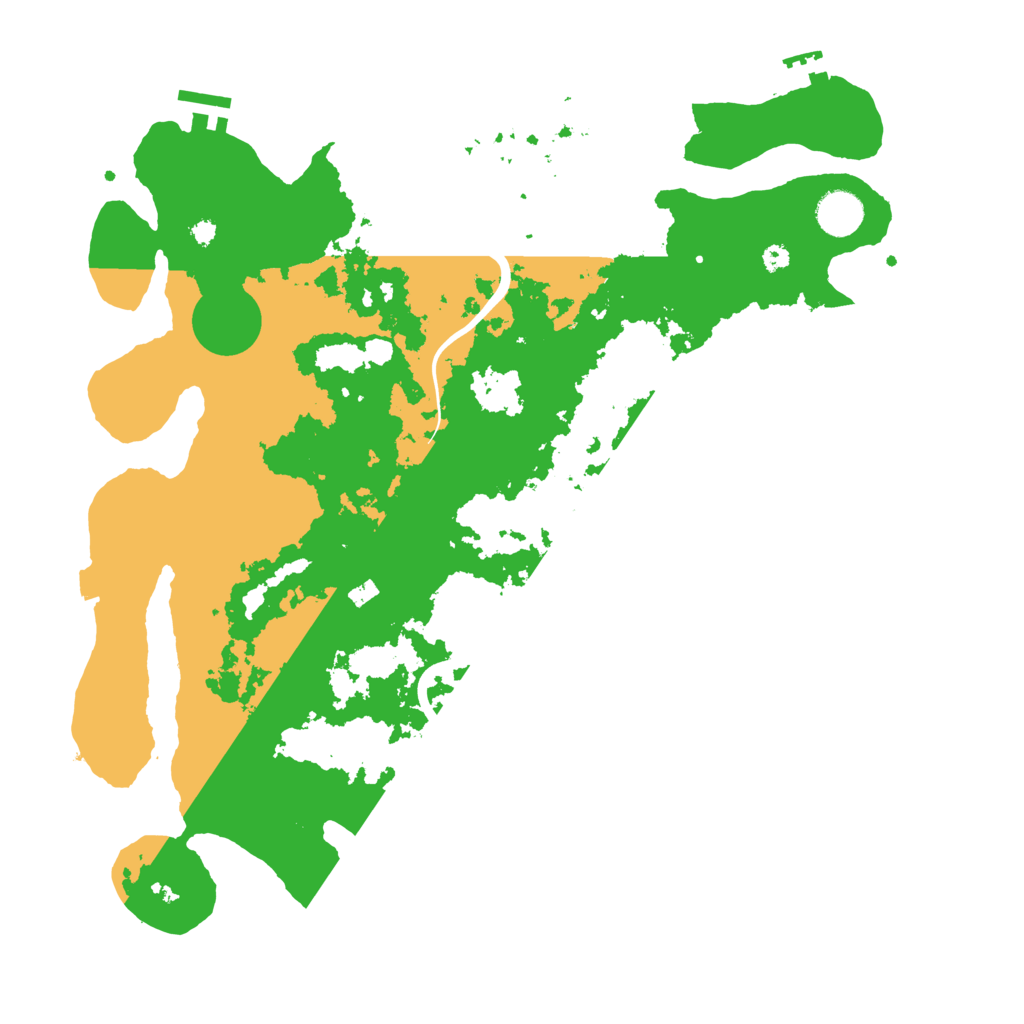 Biome Rust Map: Procedural Map, Size: 3900, Seed: 2145875