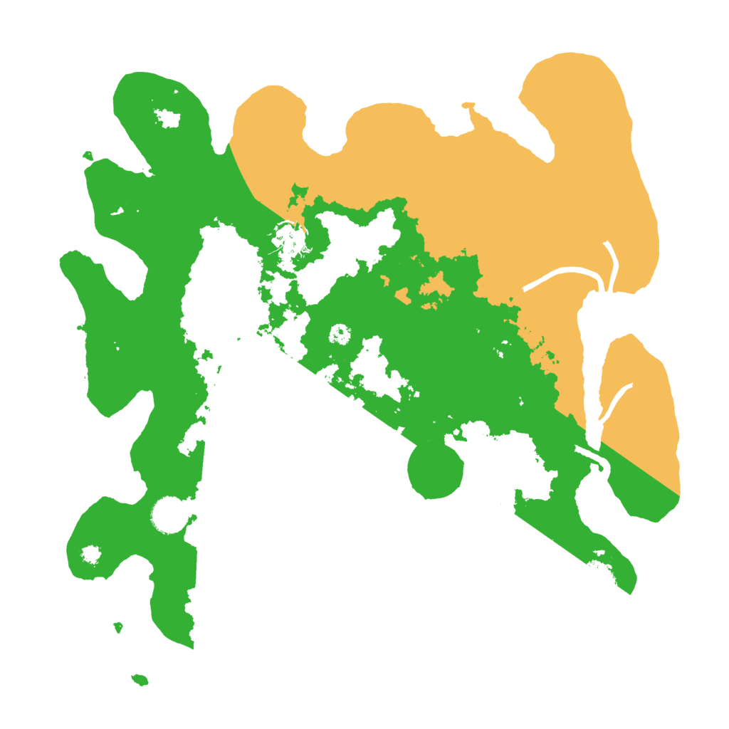 Biome Rust Map: Procedural Map, Size: 3500, Seed: 470706438