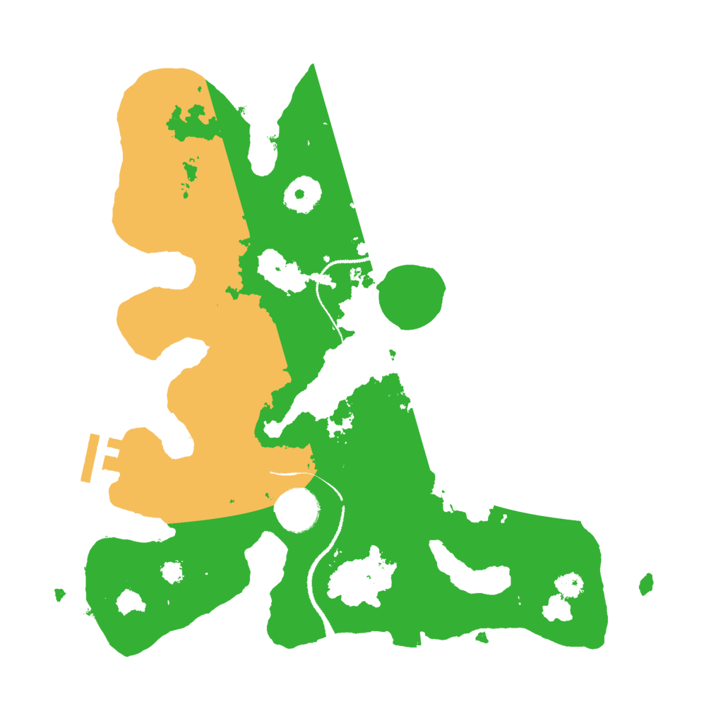 Biome Rust Map: Procedural Map, Size: 3000, Seed: 25275