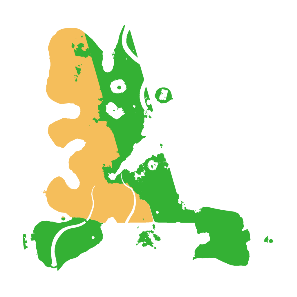 Biome Rust Map: Procedural Map, Size: 3000, Seed: 25275