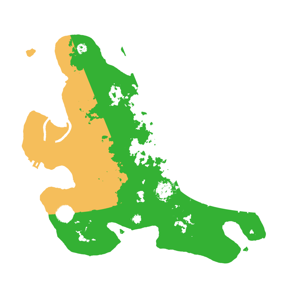 Biome Rust Map: Procedural Map, Size: 3000, Seed: 17663