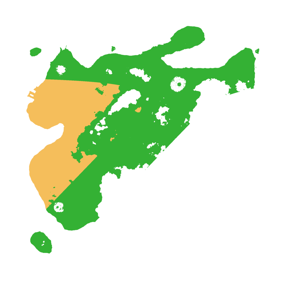 Biome Rust Map: Procedural Map, Size: 3000, Seed: 26553