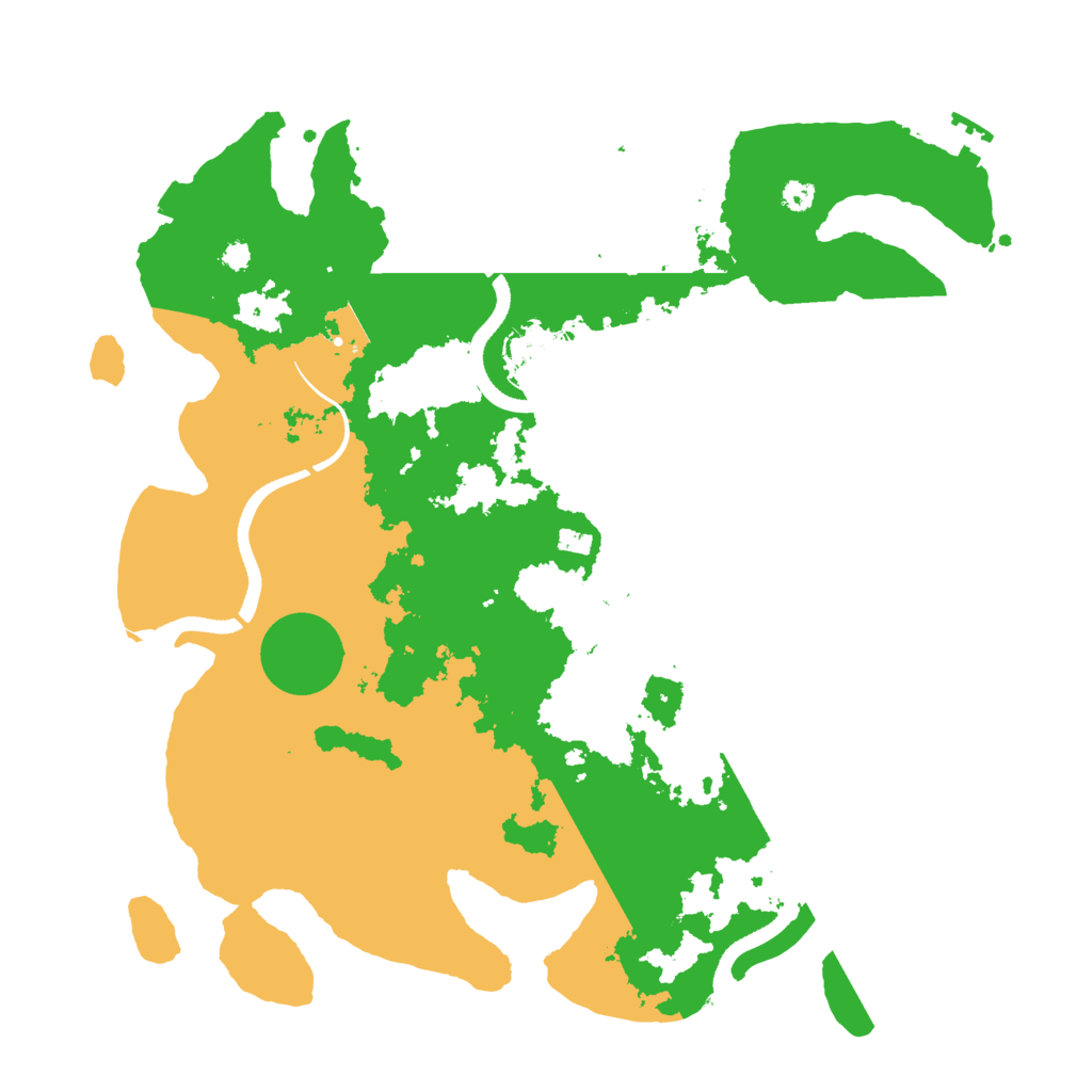 Biome Rust Map: Procedural Map, Size: 3500, Seed: 89652523