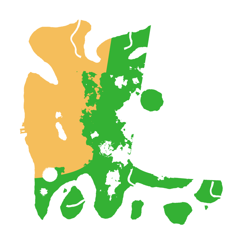 Biome Rust Map: Procedural Map, Size: 3000, Seed: 30101