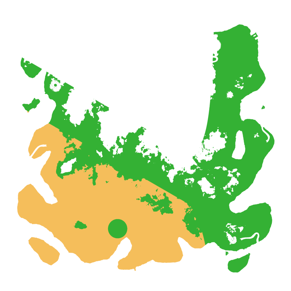 Biome Rust Map: Procedural Map, Size: 4000, Seed: 998880143