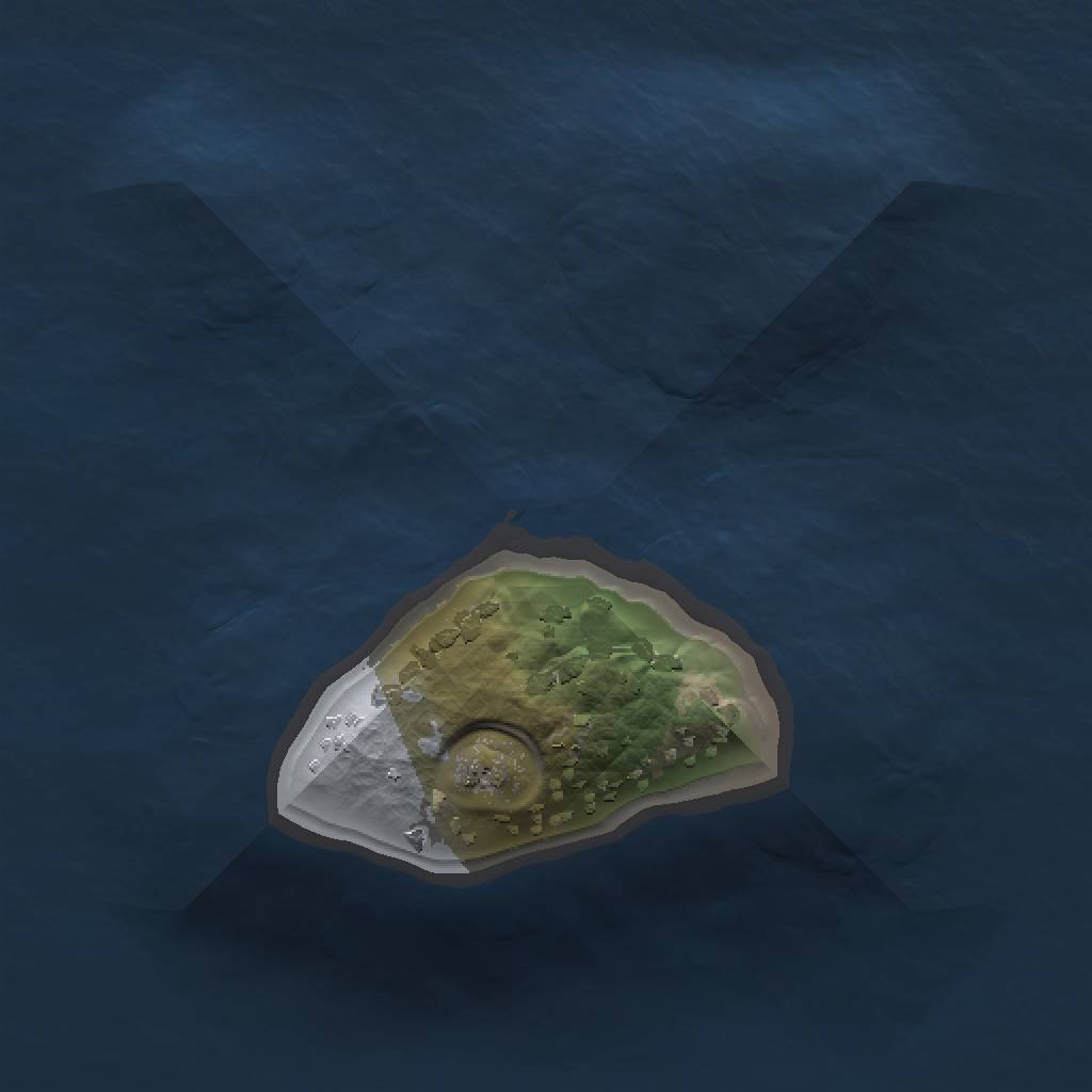 Rust Map: Procedural Map, Size: 1000, Seed: 715410734, 3 Monuments