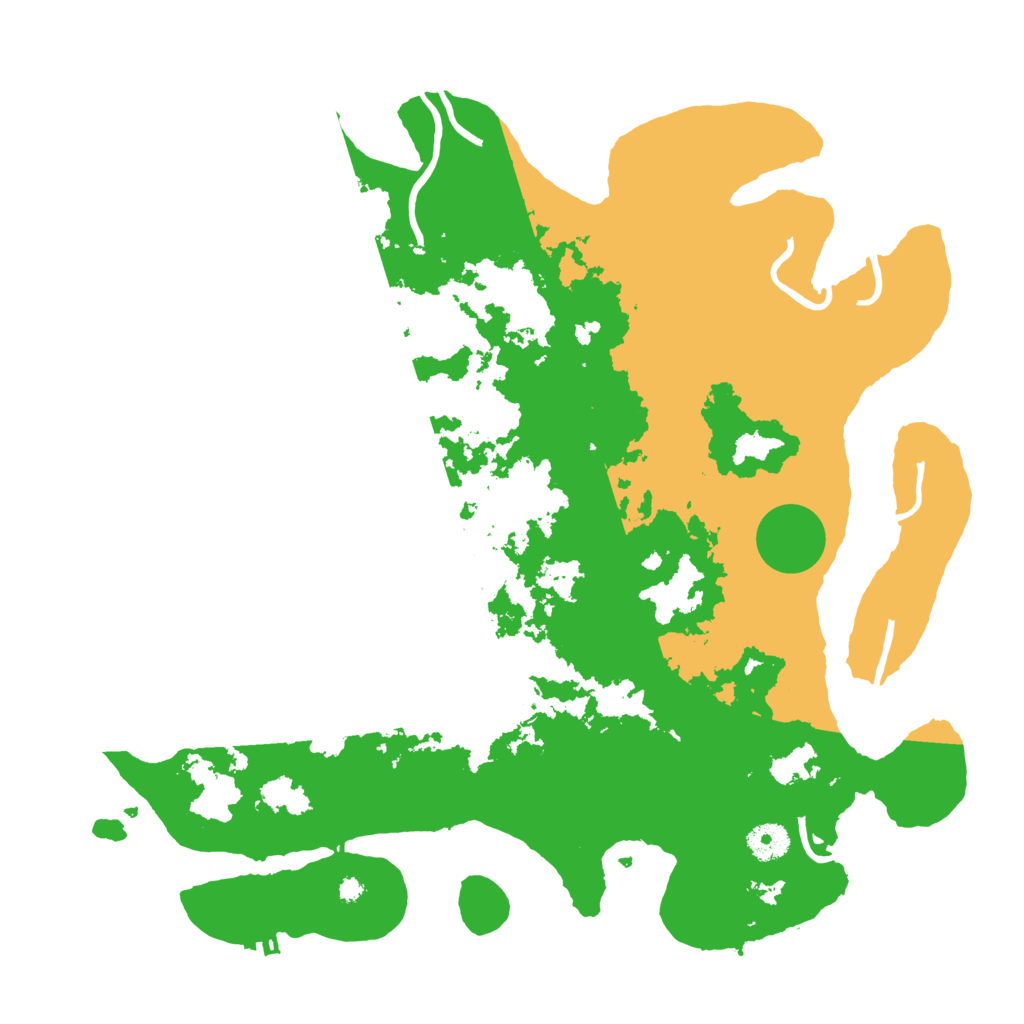 Biome Rust Map: Procedural Map, Size: 3900, Seed: 797881