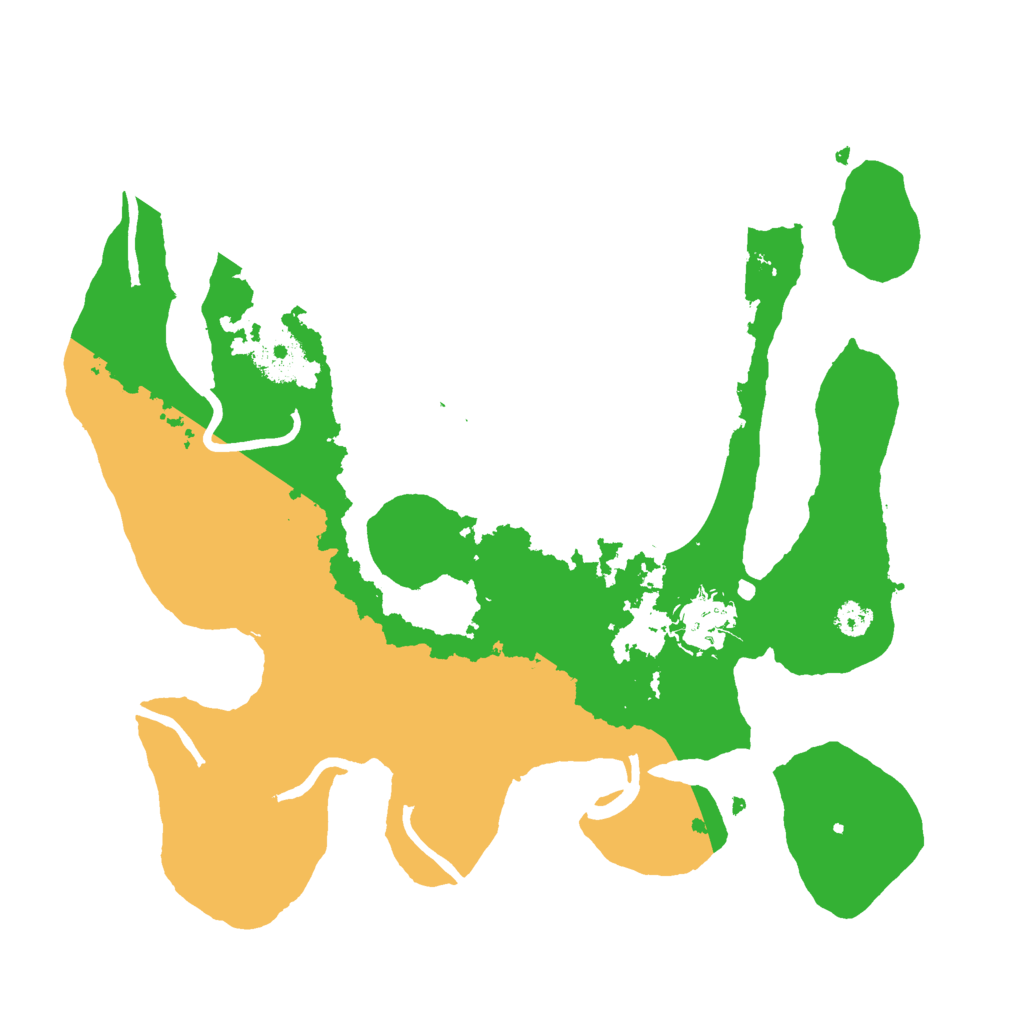Biome Rust Map: Procedural Map, Size: 3000, Seed: 957854481
