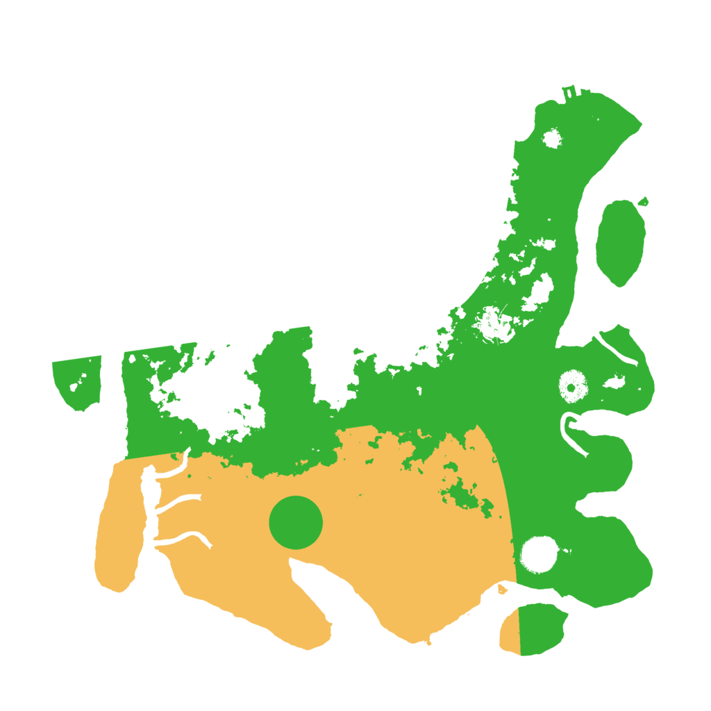 Biome Rust Map: Procedural Map, Size: 3500, Seed: 1960365782