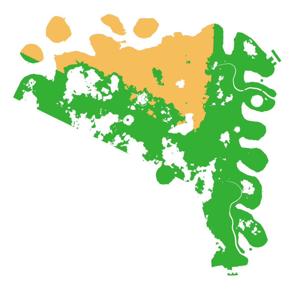 Biome Rust Map: Procedural Map, Size: 4250, Seed: 28903420