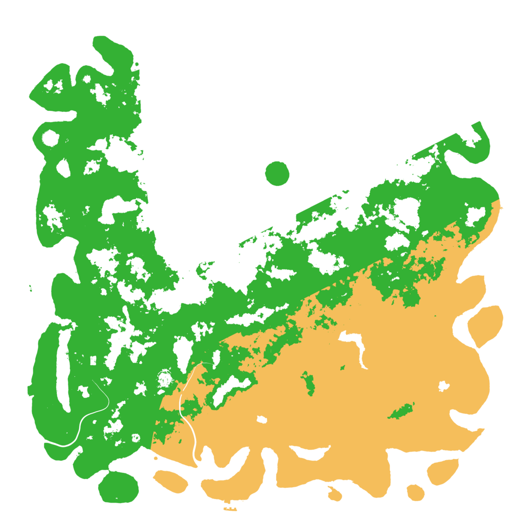 Biome Rust Map: Procedural Map, Size: 6000, Seed: 3457