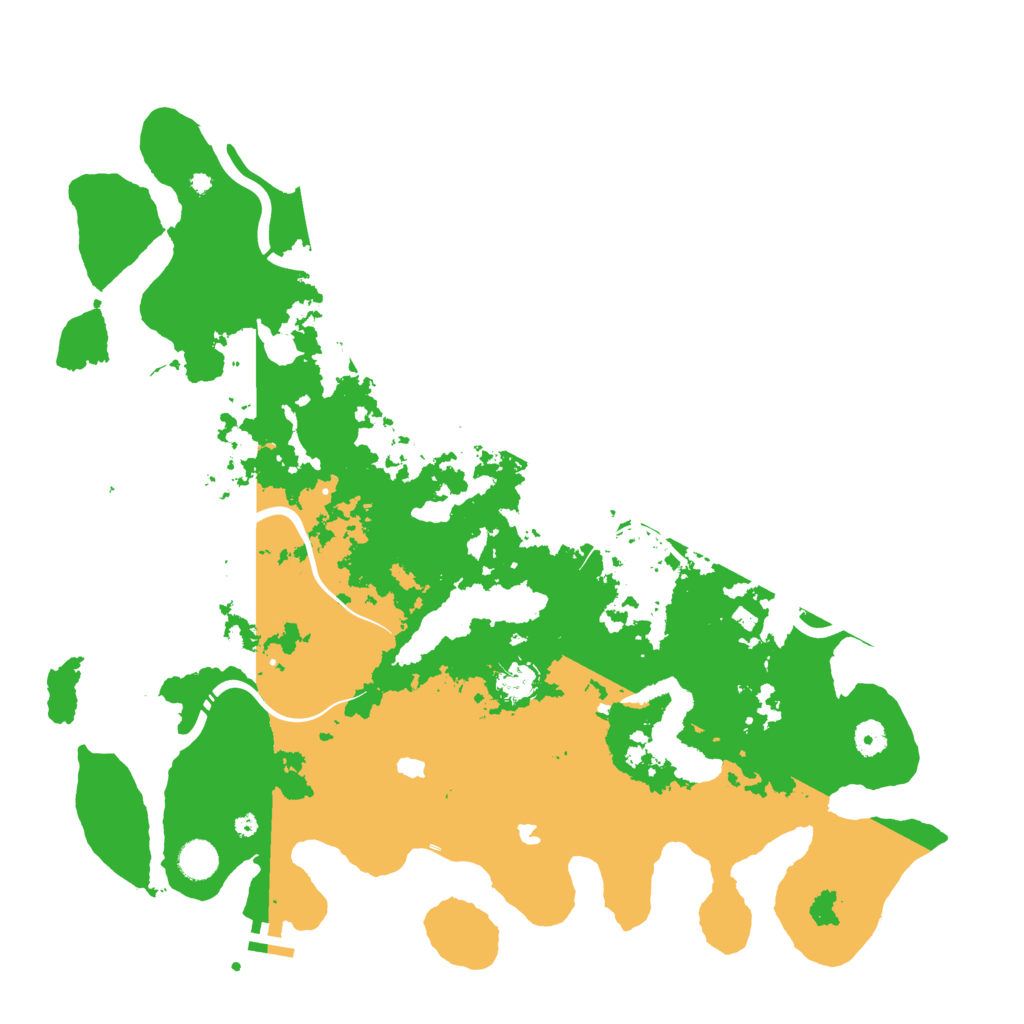 Biome Rust Map: Procedural Map, Size: 4500, Seed: 137911147