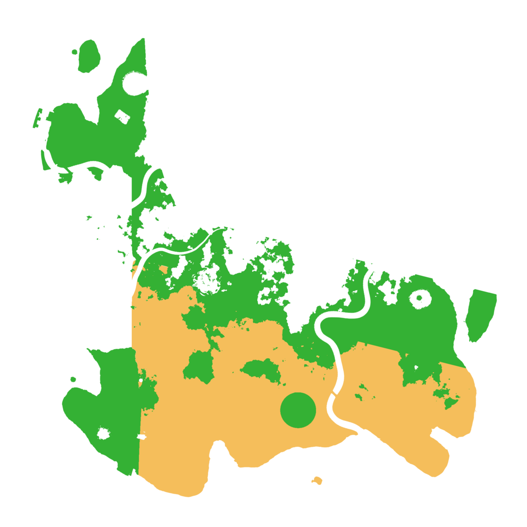 Biome Rust Map: Procedural Map, Size: 3900, Seed: 1577078