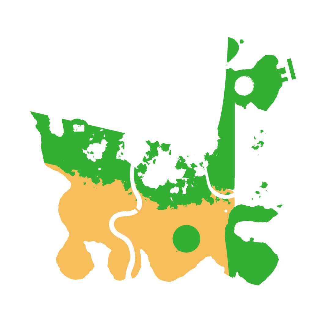 Biome Rust Map: Procedural Map, Size: 3000, Seed: 1338368871