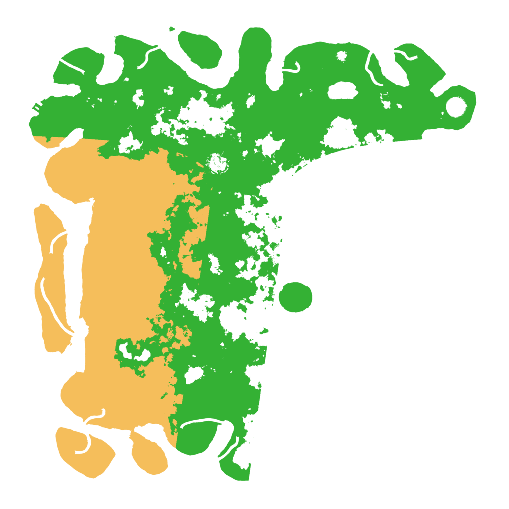 Biome Rust Map: Procedural Map, Size: 4500, Seed: 601376160