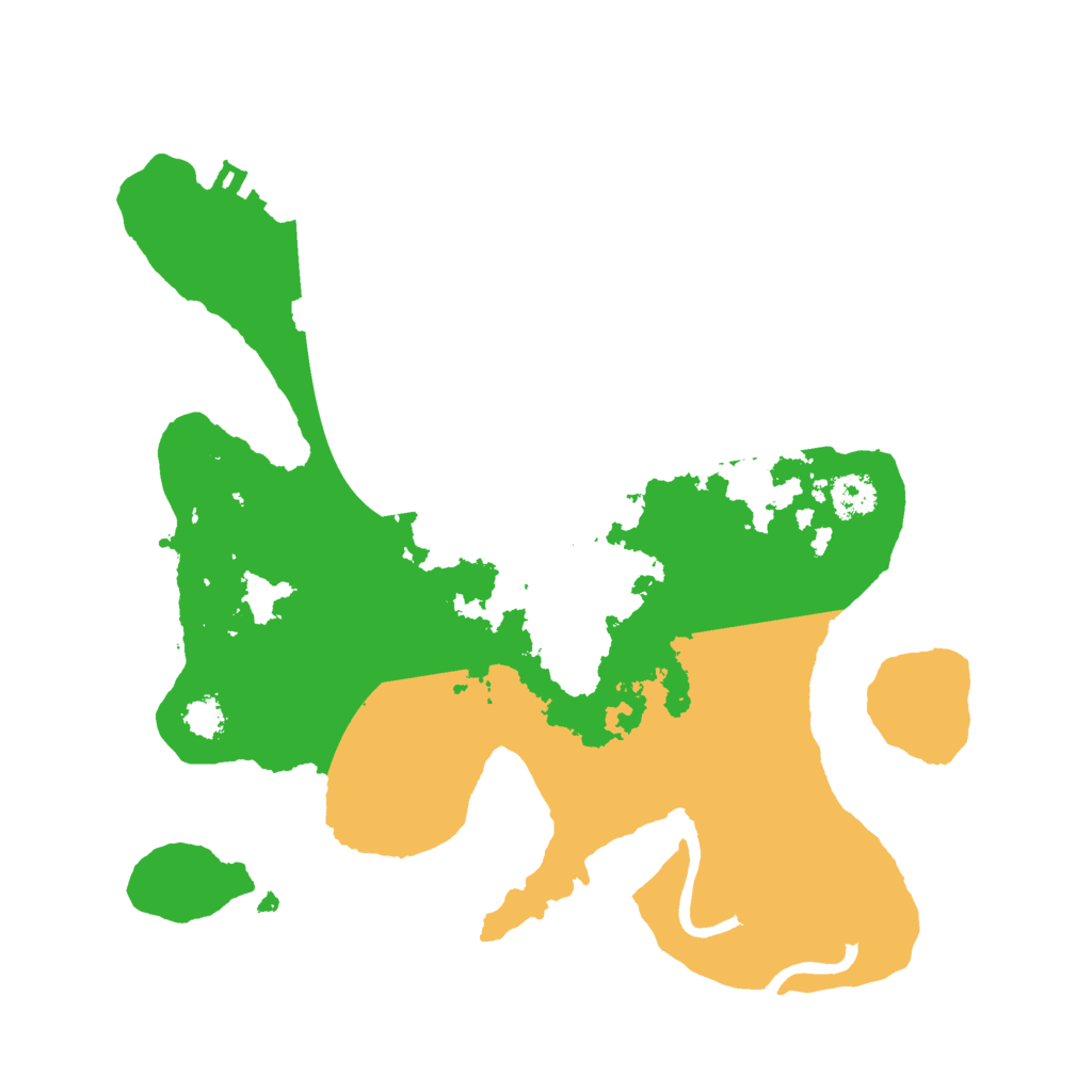 Biome Rust Map: Procedural Map, Size: 2500, Seed: 9857